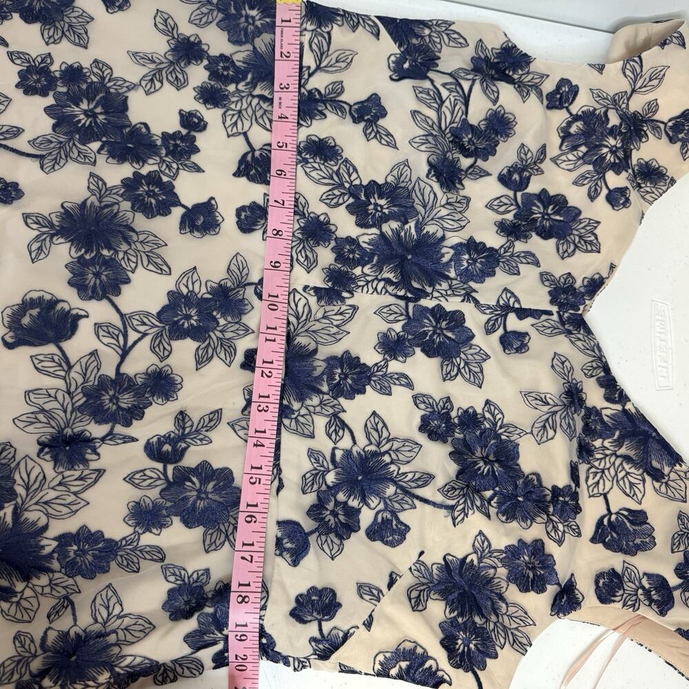 Gal Meets Glam Colection Rosemary Midi Dress Women's Size 20 Floral Embroidered - Picture 13 of 15